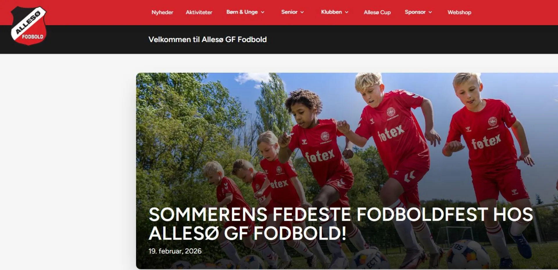 NY HJEMMESIDE ER I LUFTEN – VELKOMMEN TIL FREMTIDENS ALLESØ GF FODBOLD!