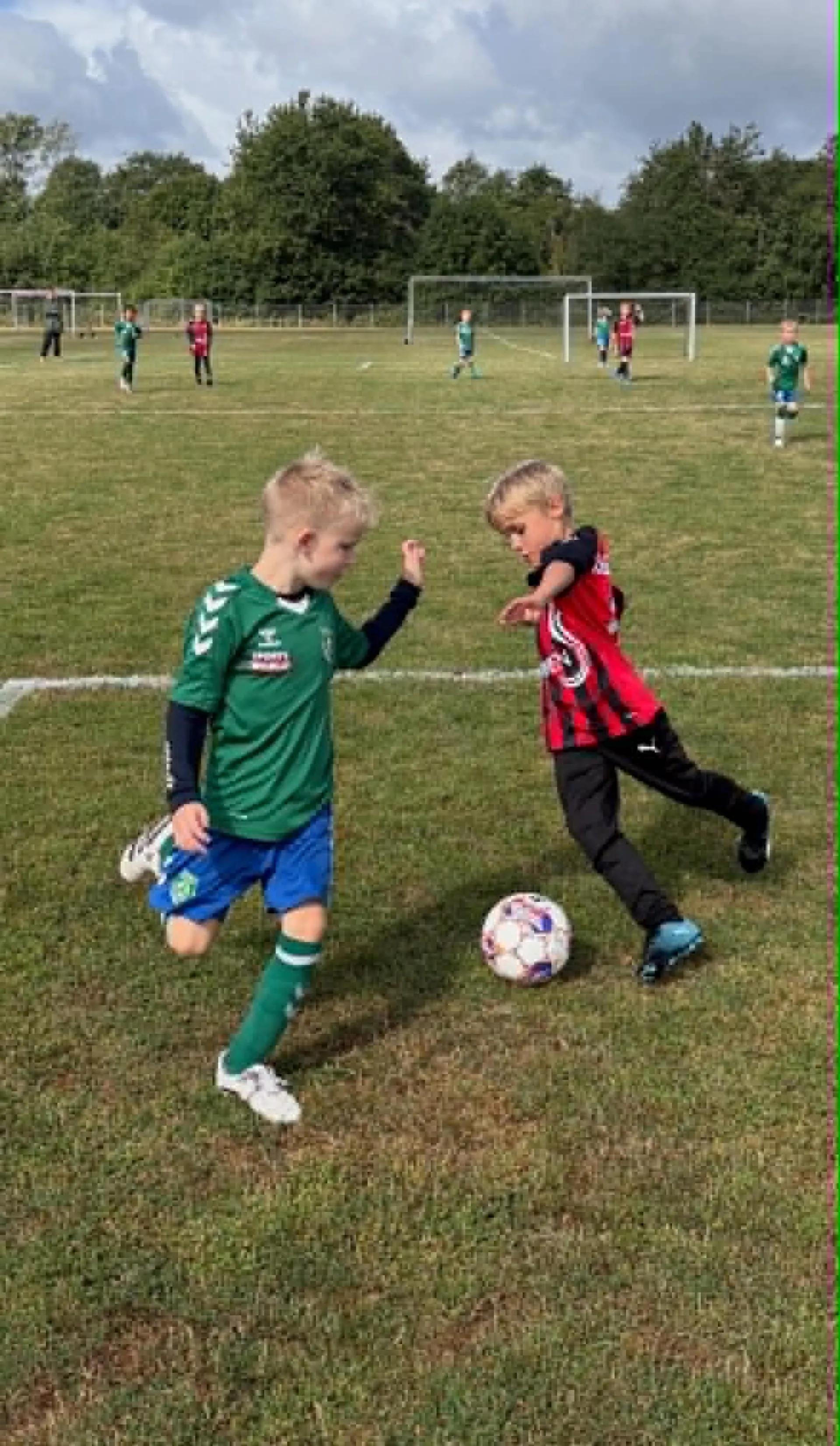 U8-U9 ER GODT I GANG MED 5-MANDS-FODBOLDEN!