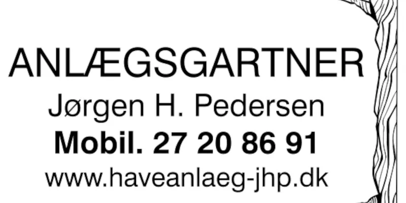 Anlægsgartner Jørgen H. Pedersen